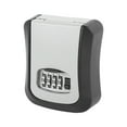 thumbnail image 3 of Caja de seguridad con llave para pared, reiniciable, con combinación de 4 dígitos, impermeable, para exteriores, 3 of 14
