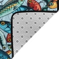 thumbnail image 4 of Area Rugs For Living Room Decor - Colorful Fishing Baits Anti Slip Throw Washable Rugs 3x5 For Bedroom, Soft Indoor Carpet For Bedroom Living Room 60x39In, 4 of 5