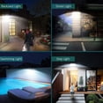 thumbnail image 5 of Security Outdoor Motion Sensor Solar Wall Light, 1 Pack, Black, 5 of 5