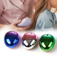 thumbnail image 3 of Happydeer Straightening Comb Creative Portable Wear-resistant Novelty Adorable Anti-knot Plastic Gradient Color Egg Straight Hair Comb for Kid, 3 of 12