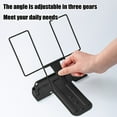 thumbnail image 5 of Foldable Metal Reading Stand, Portable Music Score Stand, Adjustable Bookshelf for Reading, Portable Desk Holder, Music Sheet Stand for Home or Studio, 5 of 6