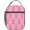Pink Ribbon Breast Cancer Awareness Flowers, variant on Rainbow Cloud Abstract Boho Insulated Lunch Bag, Lunch Box for Office Travel, Lunch Bag for Men and Women