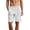 White, variant on OSOLU Men's Summer Fashion Solid Color Shorts Loose Beach Pants Casual Sports Sweatpants Knee Length Trousers Everyday Comfort Versatile Bottoms