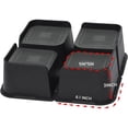 thumbnail image 1 of MQ Furniture Risers 3 In 4 Pack Black Support 7000LB for Dorm Bed Frame, Sofa, Desk, Couch, Chairs, 1 of 6