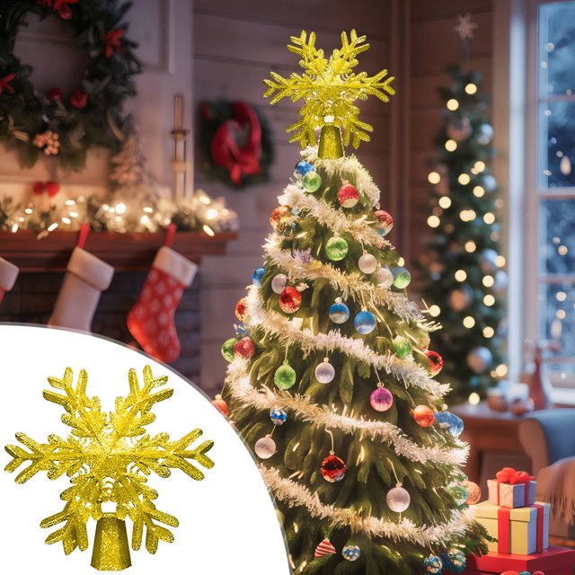 Ganfancp Christmas Lights String Tree Top Snowflake Lights Proyección Copo de Nieve Spinning Regalo Decoración Layout Ofertas Del Día 1* Proyector