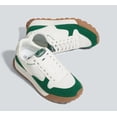 thumbnail image 5 of LUCKY STEP Comfort Retro Color Blocked Sneakers Fashion Casual Shoes,White&Green,Womens, 5 of 9