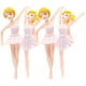 thumbnail image 1 of KAKOWELY 4 piezas de bailarina para cupcakes, decoración para tarta de bailarina, adorno de ballet, 1 of 4