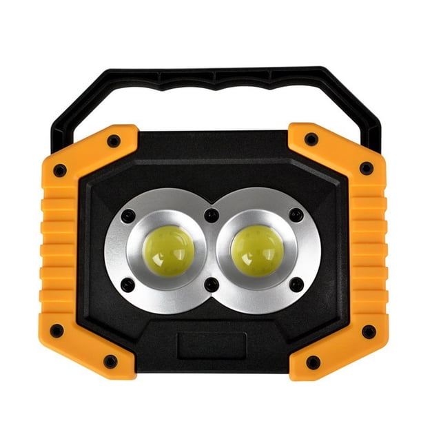 Luz de trabajo LED COB portátil de 30 W para exteriores, lámpara recargable USB de emergencia, reflector, mantenimiento de vehículos, lámpara para acampar Monstrate HW5203-01