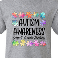 thumbnail image 4 of Inktastic Autism Awareness Support and Understanding Puzzle Pieces Youth T-Shirt, 4 of 5