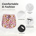thumbnail image 4 of Bixox Women's Squirrel In The Forest pattern 2 in 1 Running Shorts - Lightweight Athletic Workout Gym Yoga Shorts Liner with Pockets - Small, 4 of 7
