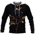 thumbnail image 4 of Sudadera con capucha para hombre, con estampado 3D sencillo de rosas, ropa de calle, nueva moda Harajuku, sudadera unisex Y2k, chaqueta, jersey, ropa deportiva, 4 of 5