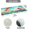 thumbnail image 3 of Flower Painting Bathroom Rug Mat Ultra Soft Non Slip and Absorbent Plush Rugs Washable Quick Dry Bath Rugs 39 x 20 Inches Home Decor, 3 of 7