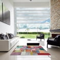 thumbnail image 7 of Ahgly Company Machine Washable Indoor Rectangle Contemporary Cherry Red Area Rugs, 8' x 10', 7 of 7