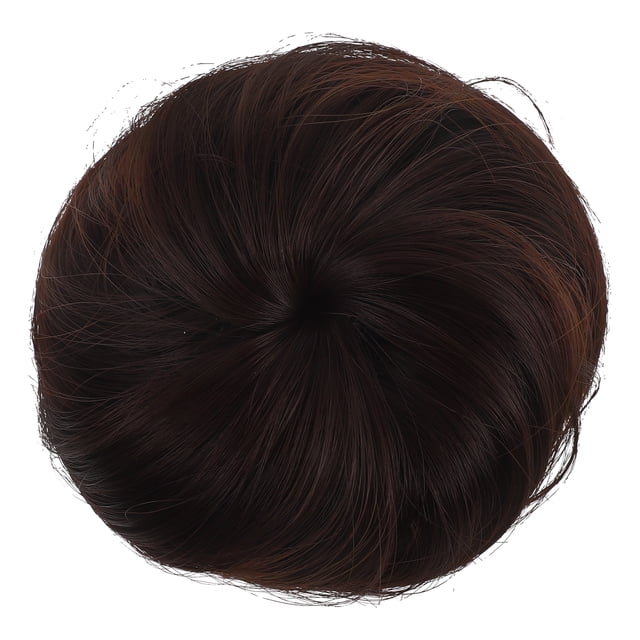 EeaseCA Chignon Synthétique Perruque Chignon Perruque Plaque pour Cheveux Outil Postiche Perruque Café