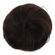 thumbnail image 1 of Peluca de moño de pelo sintético, peluca de moño, herramienta de placa para el cabello, peluca de postizo, café, 1 of 7