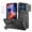 Black, variant on Allytechgroup Case for Moto G 5G (2025) with Screen Protection, Built-in Slide Camera Cover Kickstand Shock-Absorbent Non-Slip PC+TPU Military Grade Drop Protection, Purple