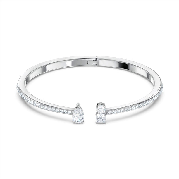 Pulsera Swarovski Stilla Attract con cristal transparente de rodio