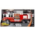 thumbnail image 6 of Toy State 14" Rush And Rescue Police And Fire - Hook And Ladder Fire Truck, 6 of 6