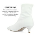 thumbnail image 4 of Journee Collection Womens Jadde Tru Comfort Foam Pull On Kitten Heel Bootie, 4 of 7