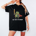 thumbnail image 2 of We Test At Dawn Funny Frog Teacher T-Shirt, Test Day Standardized Testing Tee, Teacher Humor Educator Gift Shirt Unisex, 2 of 8