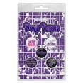 thumbnail image 1 of Badge Logo Bouton Violet Profond (Lot de 5), 1 of 2