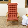 thumbnail image 6 of 47 inch Patio Chaise Lounger Cushion with 6 Ties, Brown, (Chair Not Included), 6 of 6