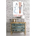 thumbnail image 2 of West Virginia - Snowman with Skis - Lantern Press Poster (24x36 Giclee Gallery Print, Wall Decor Travel Poster), 2 of 3