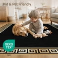 thumbnail image 4 of ODIKA Greek Meander Key Border Scroll Geometric Fret Bordered Symmetry for Bedroom, Bedside, Nursery, Pet Friendly & Kids Safe, 4 of 7