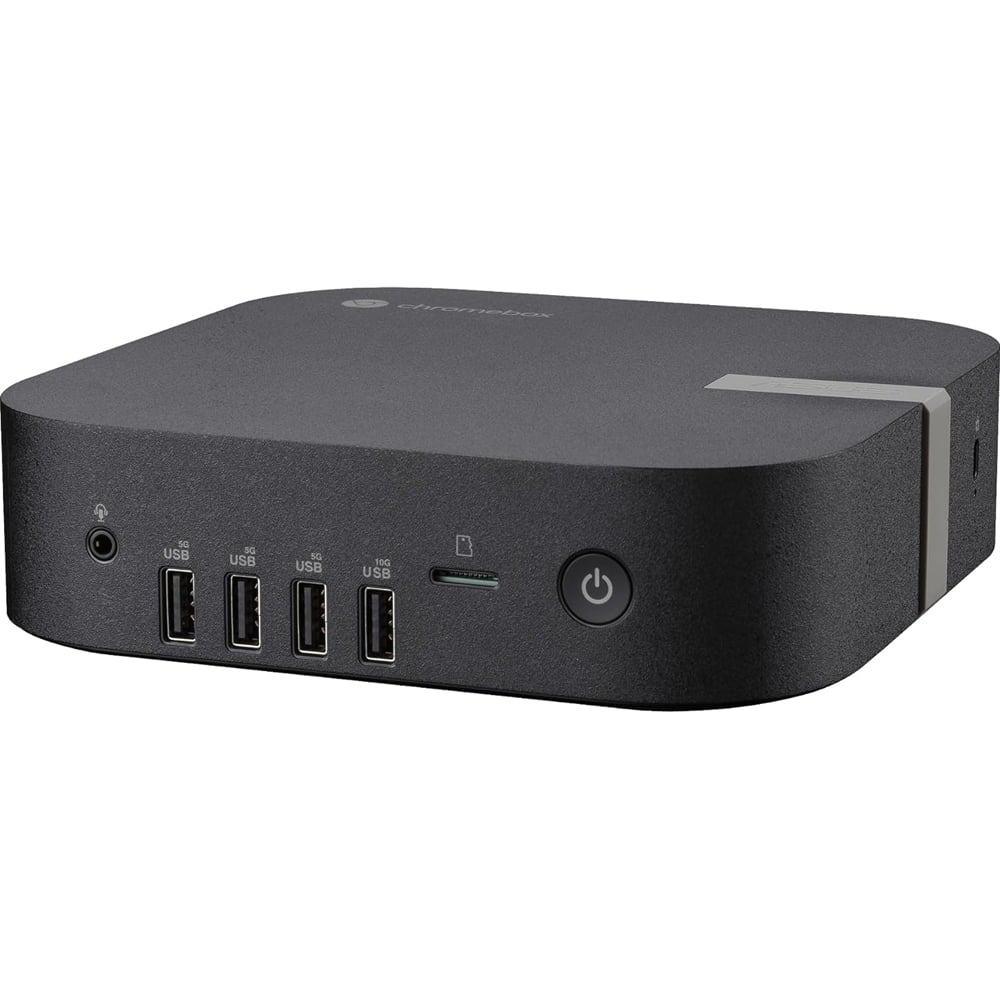 Asus Chromebox 5a Chromebox - Intel Core i5 13th Gen i5-1335U - 8 GB - 128 GB SSD - Mini PC - Eco Black - Intel Chip - ChromeOS - Intel Iris Xe Graphics DDR5 SDRAM - IEEE 802.11ax Wireless LAN - 90 W