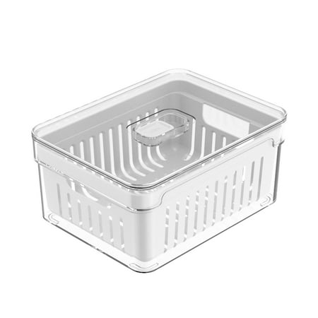 Organizador De Refrigerador Con Cesta Clear Fresh 2,2 Lt