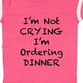 thumbnail image 4 of Inktastic I'm Not Crying, I'm Ordering Dinner Boys or Girls Baby Bodysuit, 4 of 5