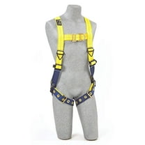 3M Delta Vest Style Climbing Harness, Back/Front D-Rings, Lg, EA (098-1107800)