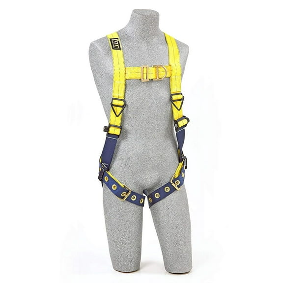 3M Delta Vest Style Climbing Harness, Back/Front D-Rings, Lg, EA (098-1107800)