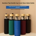 Durable 750ml Glass Water Jugs With Bamboos Top And Tea Strainer ...