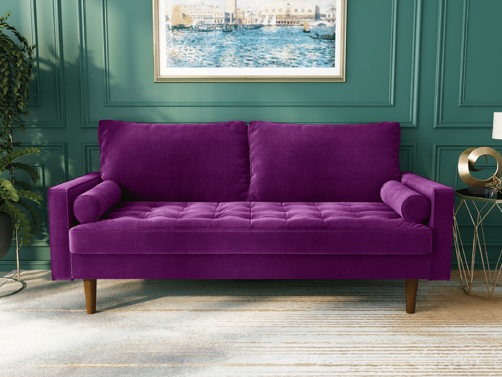 Koby Home Sleeper Sofa Sectional Couch 70