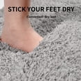thumbnail image 6 of Bilqis Bathroom Rugs Bath Mat For Back Of Foot Rubbing Thick Soft And Non-Slip Full Wrap Bath Mats Water Absorbent And Washable Bath Rug For Bathroom Shower, 6 of 6