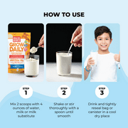Healthy Heights Kids Protein Shake Mix, Hypoallergenic, Gluten-Free, 22.9 oz Bag
