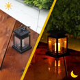 thumbnail image 3 of KQJQS Solar Outdoor Lights Upgraded Lantern Flickering Flame Outdoor Water-repellent Hanging Lanterns Decorative Solar Powered Outdoor Lighting LED Flame Security, 3 of 8