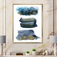 thumbnail image 2 of Designart 'Abstracts Clouds With Golden Touches' Modern Framed Canvas Wall Art Print, 2 of 5