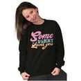thumbnail image 4 of Easter Pun Some Bunny Loves You Women Crewneck Sweatshirt Brisco Brands S, 4 of 5