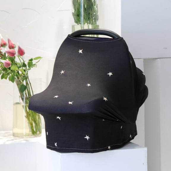 Milisten Black Nursing Cover for Breastfeeding, Travel and Privacy, Lightweight and Breathable, 1 Piece