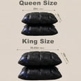 thumbnail image 4 of Hotel-Quality Luxury Bed Pillows 2 Pack, Black Satin Shell, Ergonomic Neck Support for Deep Sleep, 4 of 4