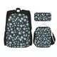 thumbnail image 1 of Easygdp Daisy Floral B Mochila para Niños y Niñas con Set de Caja de Almuerzo y Estuche para Lápices 3 en 1, Mochila Escolar Estampada para Adolescentes, 1 of 7