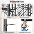 thumbnail image 6 of SINGES 6-Tier Large 77" Cat Cage Kennels Indoor Metal Wire Cat Playpen with Cat Bed, 6 of 10