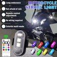 thumbnail image 2 of braveheart Led Motorcycle Car Light Strobe Wireless Remote Control Purp Le Yellow Motorcycle Led Car Motorcycle 4 lamps+controller, 2 of 6