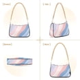 thumbnail image 7 of FORMRS Womens Shoulder Bag with Chain Strap Clutch Purse Cute Tote Handbag, Abstract Blue, 7 of 7