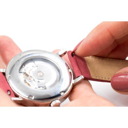 腕時計ベルト バンド カーフレザー クロコ型押し 本革  24mm 22mm 21mm 20mm 19mm 18mm 17mm 16mm 15mm 14mm 13mm 12mm  モレラート ボーレ 交換
