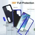 thumbnail image 3 of TECH CIRCLE for Samsung Galaxy S25 Ultra Hybrid Case with KickStand,Heavy Duty Protection Shockproof/Dustproof/Drop Proof Anti-Scratch Slim Protective Durable Case Hard Cover for Women Men,G, 3 of 9