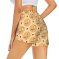 thumbnail image 3 of Disketp Squirrel And Nuts Print Women's Shorts Workout Shorts for Athletic Gym Running Shorts with Phone Pockets Small, 3 of 8