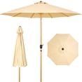 thumbnail image 1 of Sombrilla Tipo Madera Jardin Exterior 2.63m Playa Terraza, 1 of 7